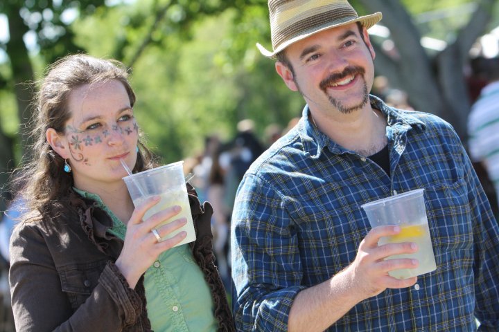 LARPHack Dave Inkpen and his wife Xephyr at a Ren Faire